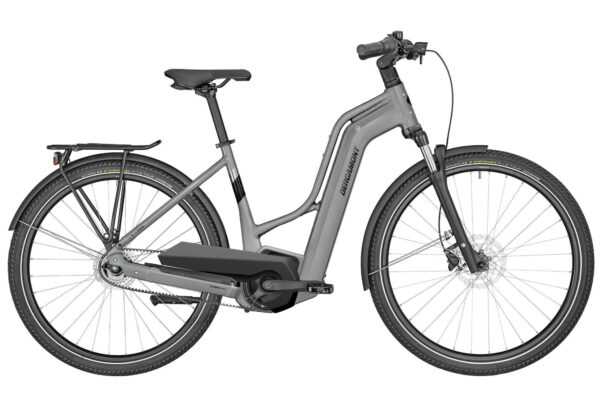Bergamont E-Horizon N5e FH Belt Amsterdam matt titanium silver 28" 500 Wh Wave