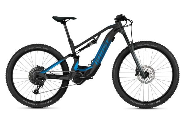 Ghost E-ASX 160 Essential dark grey/bright blue-matt 29" 625 Wh Diamant