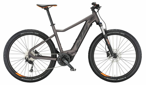 KTM Macina Race 572 elderberry matt (black+orange) 27,5" 500 Wh Diamant