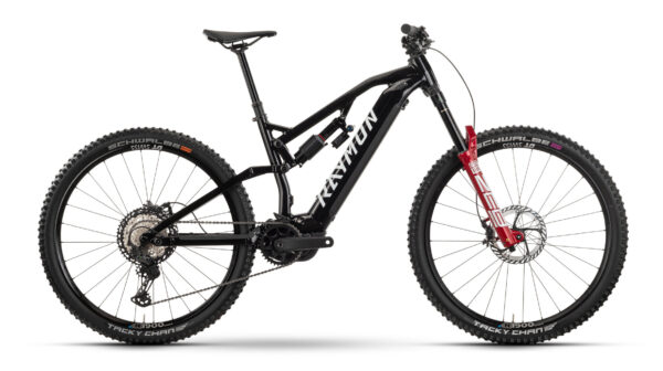 Raymon Trailray 170 Ultra Black / White / Red 29" 800 Wh Diamant