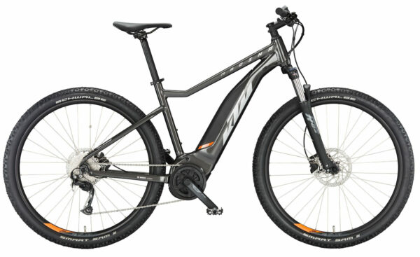 KTM Macina Ride 591 machine grey (silver+orange) 29" 500 Wh Diamant