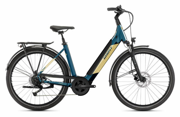 Ghost E-Teru Essential EQ petrol blue/beige-glossy 27,5" 625 Wh Wave