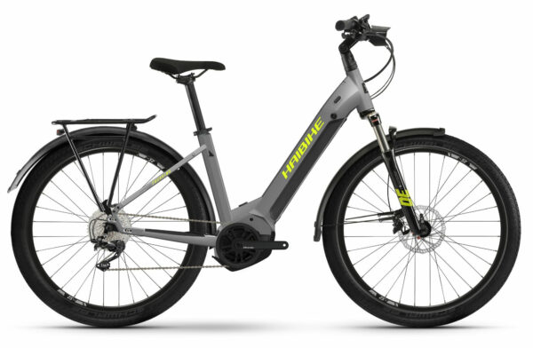 Haibike Trekking 6 gloss grey neon yellow 27,5" 630 Wh Wave