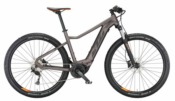 KTM Macina Race 592 elderberry matt (black+orange) 29" 500 Wh Diamant