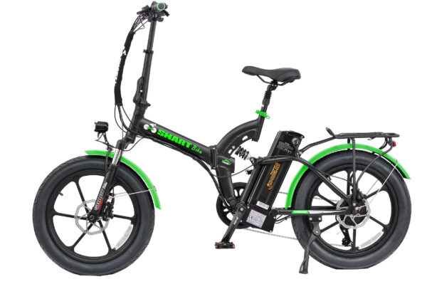 SMARTbike SHARK 3.0 schwarz-grün 20" 690 Wh Faltrahmen