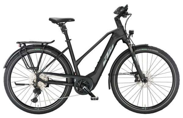 KTM Macina Style 720 black matt (grey+green) 28" 750 Wh Trapez