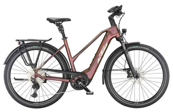KTM Macina Style 720 sunset matt (champagne+black) 28" 750 Wh Trapez