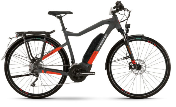 Haibike SDURO Trekking S 9.0 Anthracite/Red 28" 500 Wh Diamant