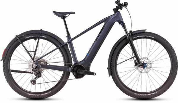 Cube Reaction Hybrid Pro 600 Allroad metallicgrey´n´black 29" 600 Wh Diamant