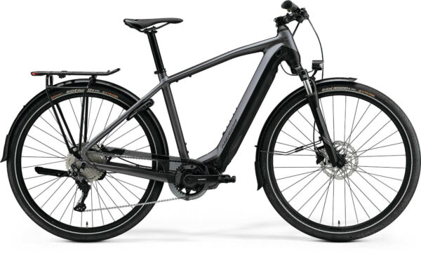 Merida eSPRESSO 500 EQ EP2 MATT DARK SILVER/BLACK 28" 630 Wh Diamant