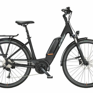 KTM MACINA FUN A510 black matt (grey+orange) 28" 500 Wh Wave