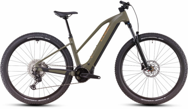 Cube Reaction Hybrid Pro 800 dustyolive´n´gold 29" 800 Wh Trapez
