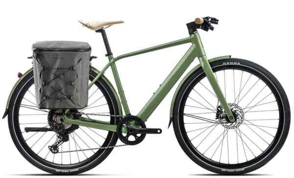 Orbea VIBE MID H10 EQ inkl. Range Extender - 28 Zoll 248Wh + 252Wh 12K Trapez - Urban Green
