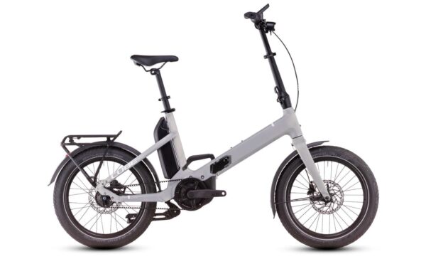 Cube Fold Hybrid Comfort 500 - 20 Zoll 500Wh 5N Faltrad - pearlysilver´n´white