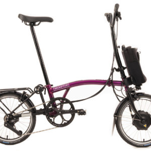 Brompton C-Line Electric Urban 4-speed - Typ H- 16 Zoll 300Wh 4K Faltrad - Amethyst Lacquer