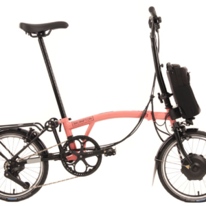 Brompton C-Line Electric Urban 4-speed - Typ H- 16 Zoll 300Wh 4K Faltrad - Flamingo Pink