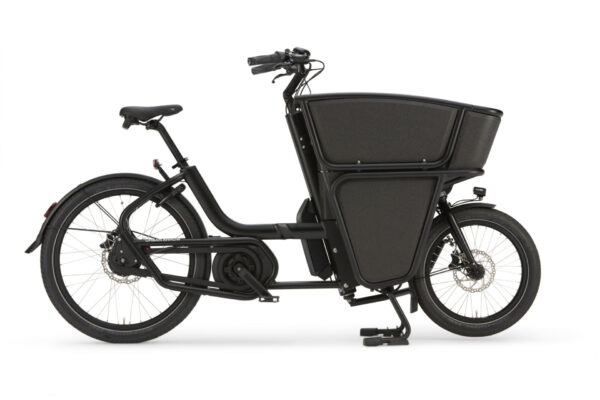 Urban Arrow Shorty Bosch Essential 500Wh Tektro Dorado P, stufenlose Nabenschaltung, Unisex, Lastenrad, Modell 2024, 20 / 26 Zoll 36 cm schwarz