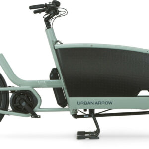 Urban Arrow FamilyNext Advanced Automatiq 545Wh Tektro Dorado AUT P, stufenlose Nabenschaltung, Unisex, Lastenrad, Modell 2025, 20 / 26 Zoll 36 cm grün