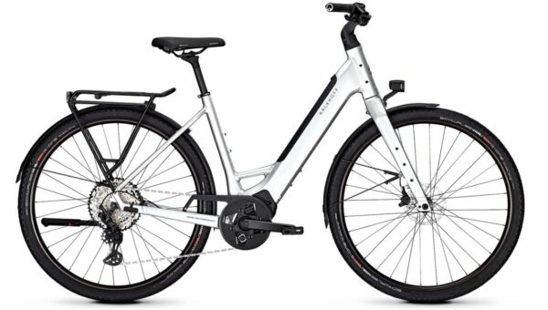 Kalkhoff ENDEAVOUR L EXCITE (400 Wh), 12 Gang Kettenschaltung, Damenfahrrad, Wave, Modell 2025, 29 Zoll 50 cm nepalsilver glossy