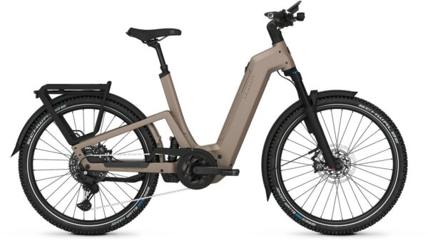 Kalkhoff ENTICE 7+ EXCITE ABS (800 Wh), 11 Gang Kettenschaltung, Unisexfahrrad, Wave, Modell 2025, 27,5 Zoll 50 cm moonstonegrey matt