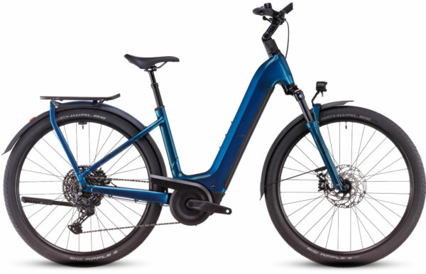Cube Kathmandu Hybrid EX 800 electricblue´n´chrome 28" 800 Wh Wave