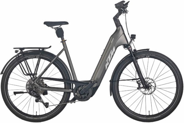 KTM MACINA STYLE 810 di2, 11 Gang Kettenschaltung, Unisexfahrrad, Deep, Modell 2025, 28 Zoll 51 cm machine grey matt (silver+black)