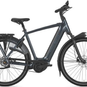 Gazelle Grenoble C5 HMB (600 Wh), 5 Gang Nabenschaltung, Herrenfahrrad, Diamant, Modell 2025, 28 Zoll 57 cm Anthracite Grey