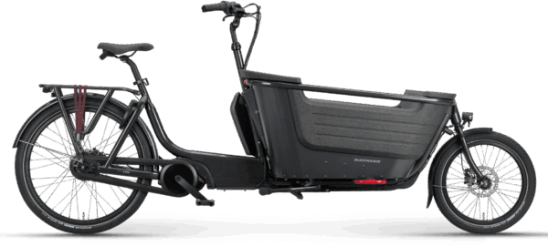 Batavus Fier-2 Env, stufenlose Nabenschaltung, Erwachsenenfahrrad, Long John, Modell 2023, 20 / 26 Zoll 52 cm smokingblack