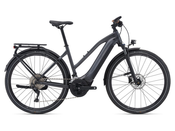 Giant Explore E+ 1 gunmetal black 28" 625 Wh Trapez