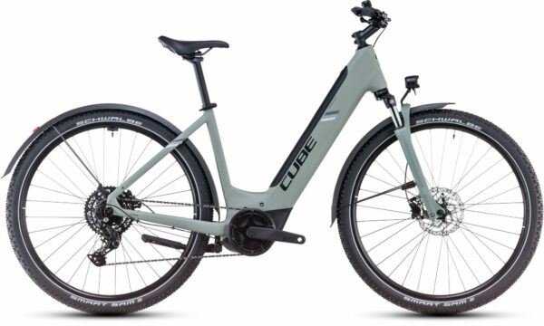 Cube Nuride Hybrid Performance 625 Allroad swampgrey´n´black 28" 625 Wh Wave