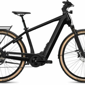 Flyer Upstreet 7.12 XC Pearl Black Gloss 28" 750 Wh Diamant