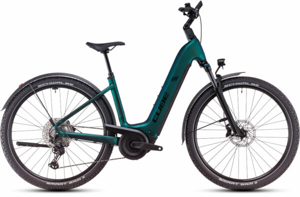Cube Nuride Hybrid EXC 800 Allroad goblin´n´black 28" 800 Wh Wave