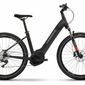Haibike Trekking 6 Cross matte black red reflex 27,5" 630 Wh Wave