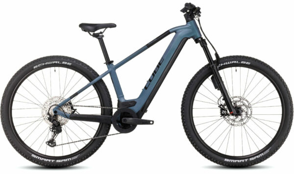 Cube Reaction Hybrid ABS 750 smaragdgrey´n´blue 27,5" 750 Wh Diamant