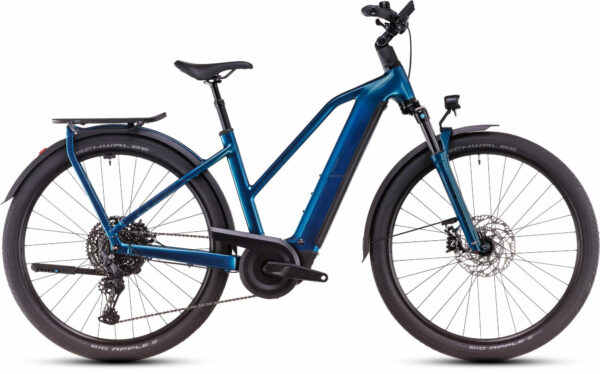 Cube Kathmandu Hybrid EX 800 electricblue´n´chrome 28" 800 Wh Trapez