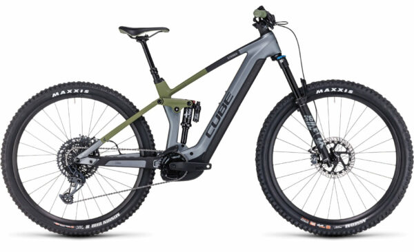 Cube Stereo Hybrid 140 HPC TM 750 flashgrey´n´olive 27,5" 750 Wh Diamant