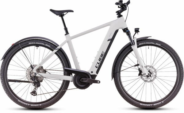 Cube Nuride Hybrid EXC 800 Allroad cotton´n´silver 28" 800 Wh Diamant