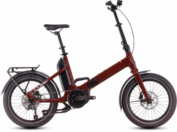 Cube Fold Hybrid 500 merlotred´n´reflex 20" 500 Wh Faltrahmen