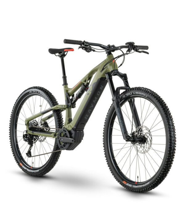 Raymon FullRay 150E 9.0 armor/black/bright red matt 29" 630 Wh Diamant
