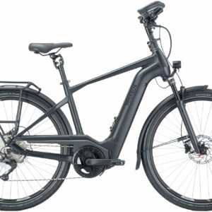 Pegasus Premio Evo 10 Lite COMFORT (625 Wh), 10 Gang Kettenschaltung, Herrenfahrrad, Diamant, Modell 2024, 28 Zoll 60 cm black matt