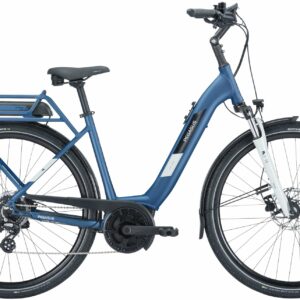 Pegasus Solero E8 Plus (500 Wh), 8 Gang Kettenschaltung, Damenfahrrad, Wave, Modell 2024, 28 Zoll 55 cm dark petrol