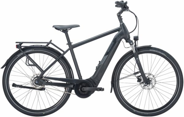 Pegasus Solero Evo 8R (500 Wh), 8 Gang Nabenschaltung, Herrenfahrrad, Diamant, Modell 2024, 28 Zoll 55 cm black matt