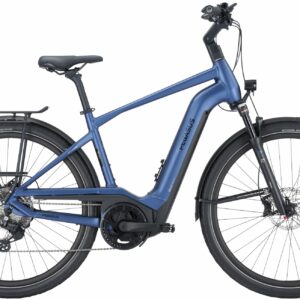 Pegasus Strong Evo 10 Lite (750 Wh), 10 Gang Kettenschaltung, Herrenfahrrad, Diamant, Modell 2024, 28 Zoll 55 cm steel blue