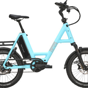 i:SY E5 ZR F CX Adventure (800 Wh), 5 Gang Nabenschaltung, Unisexfahrrad, Kompakt, Modell 2025, 20 Zoll 47 cm Dusty Blue