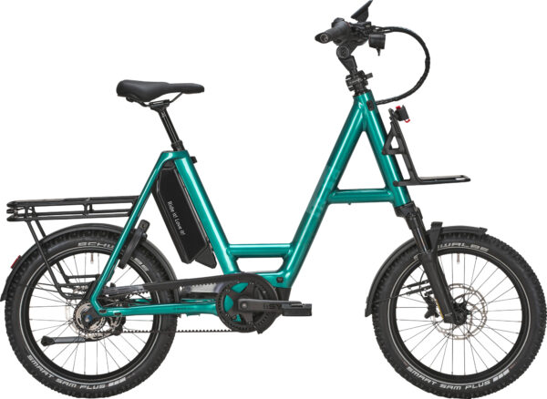 i:SY XXL E5 ZR F CX Adventure (800 Wh), 5 Gang Nabenschaltung, Unisexfahrrad, Kompakt, Modell 2025, 20 Zoll 51 cm opal green