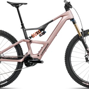 Orbea Rise LT M-TEAM 420W - 2025 - Desert Rose - Carbon Raw | M