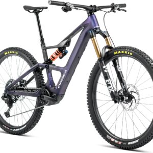 Orbea Rise LT M-TEAM 420W - 2025 - Tanzanite Carbon View - Carbon Raw | S