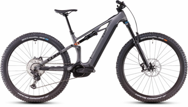 Cube Stereo Hybrid ONE44 HPC SLX 800 slabgrey´n´orange 27,5" 800 Wh Diamant