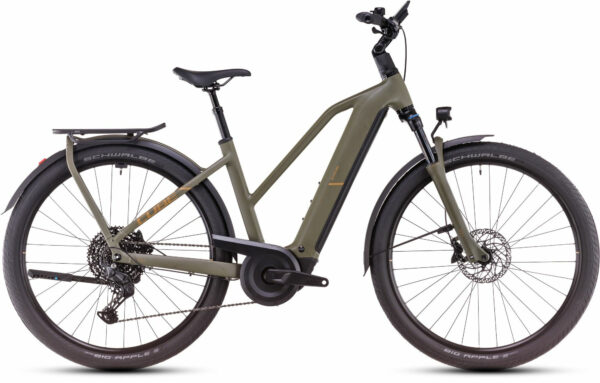 Cube Kathmandu Hybrid Pro 800 dustyolive´n´gold 28" 800 Wh Trapez