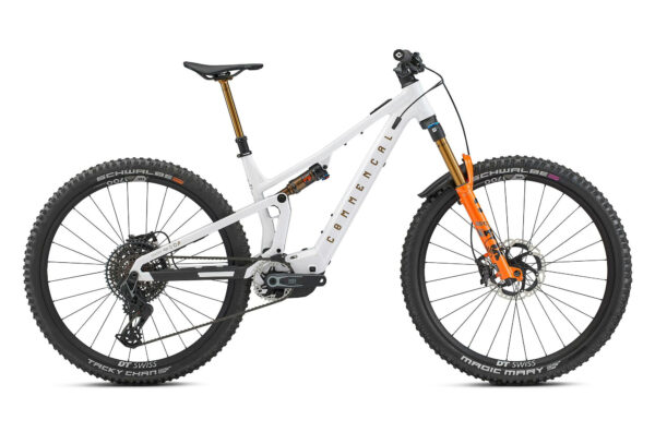 Commencal T.E.M.P.O. POWER SIGNATURE GLITTERY WHITE 29" 400 Wh Diamant